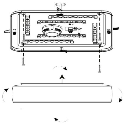 Eglo - LED lubinis šviestuvas LED/22W/230V