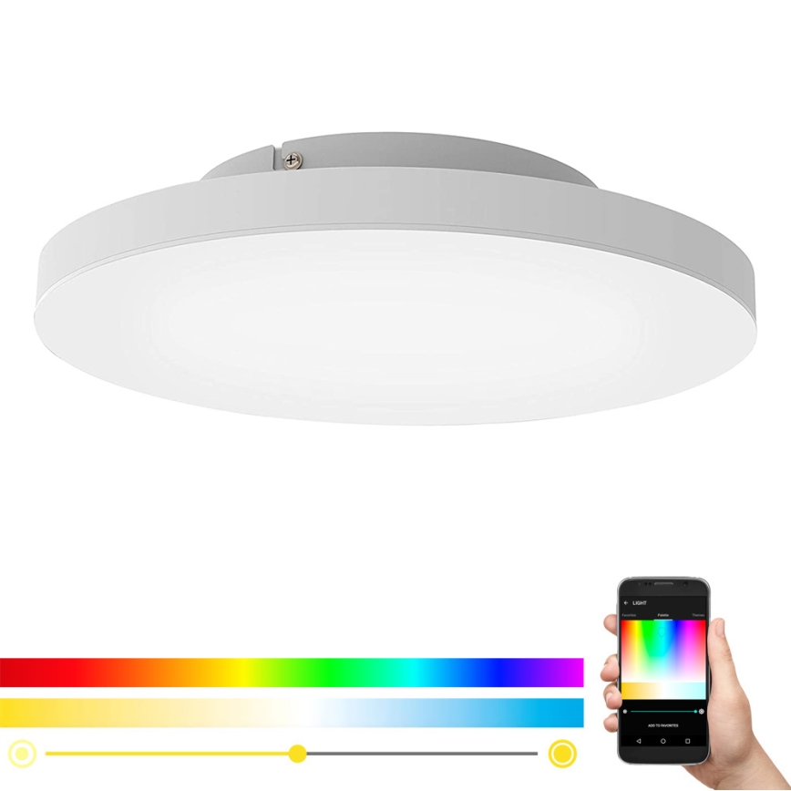 Eglo - LED RGB Reguliuojamas lubinis šviestuvas TURCONA-C LED/20W/230V + VP