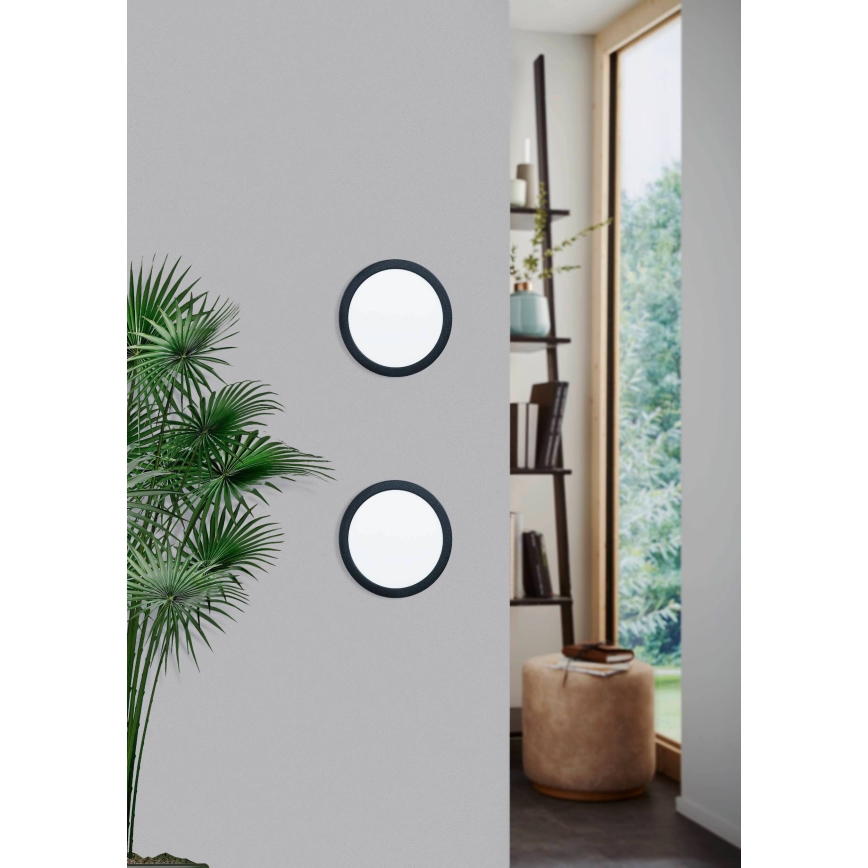 Eglo - Įleidžiamas LED šviestuvas, 16,5 W, 230 V, Ø 21,6 cm