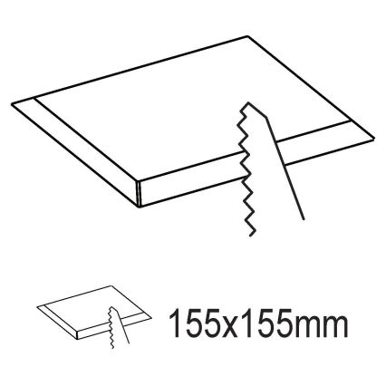 Eglo - LED įleidžiamasis šviestuvas LED/10,5W/230V 16,6x16,6 cm