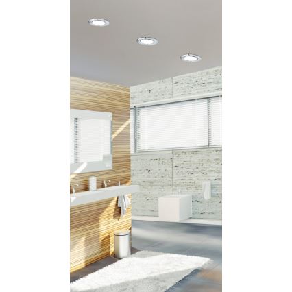 Eglo - LED vonios įleidžiamasis šviestuvas LED/2,7W/230V IP44 skersm. 8,6 cm