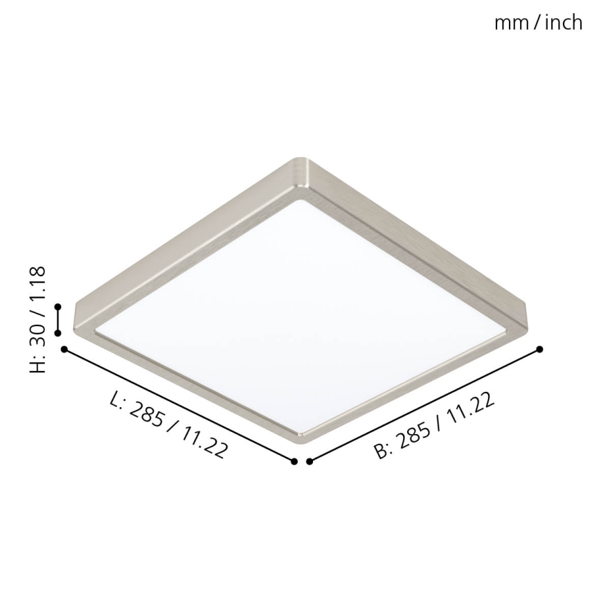 Eglo - LED lubinis šviestuvas LED/20W/230V