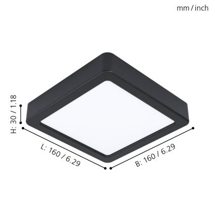 Eglo - LED lubinis šviestuvas LED/10,5W/230V