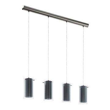 Eglo 99287 - pakabinamas šviestuvas ant laido PINTO TEXTIL 4xE27/16W/230V