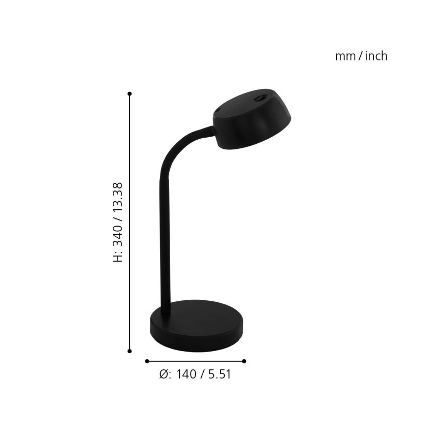 Eglo - LED Stalinis šviestuvas LED/4.5W/230V