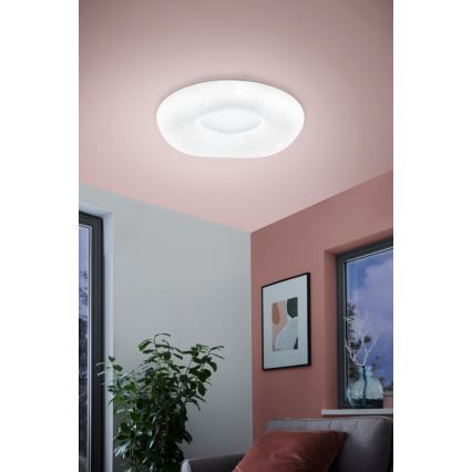 Eglo - LED Pritemdomas lubinis šviestuvas LED/18W/230V + nuotolinio valdymo pultas