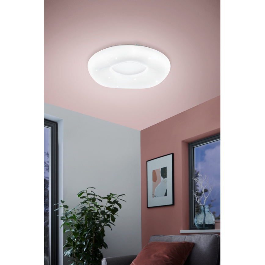 Eglo - LED Pritemdomas lubinis šviestuvas LED/18W/230V + nuotolinio valdymo pultas