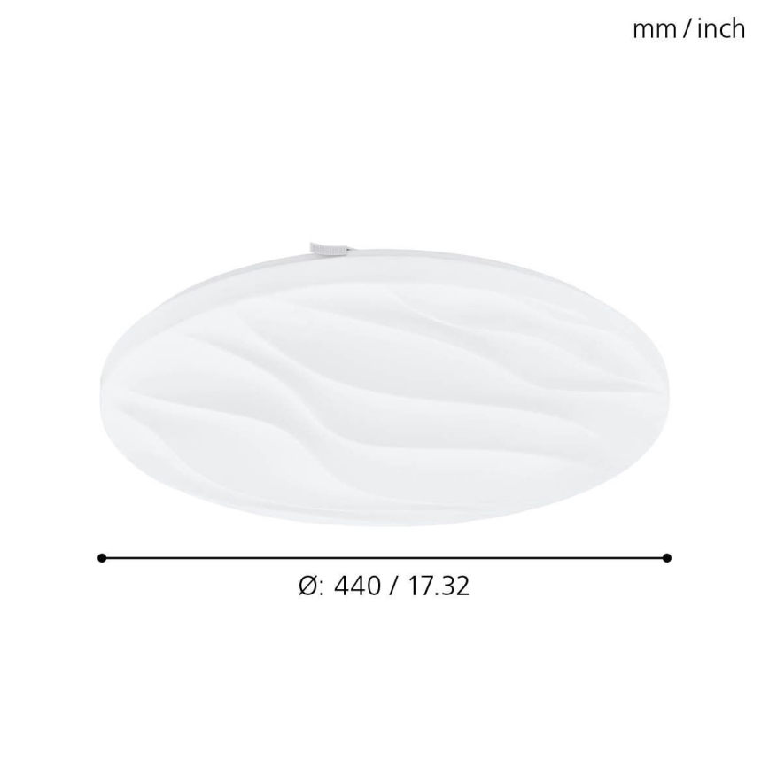 Eglo - LED lubinis šviestuvas LED/22W/230V