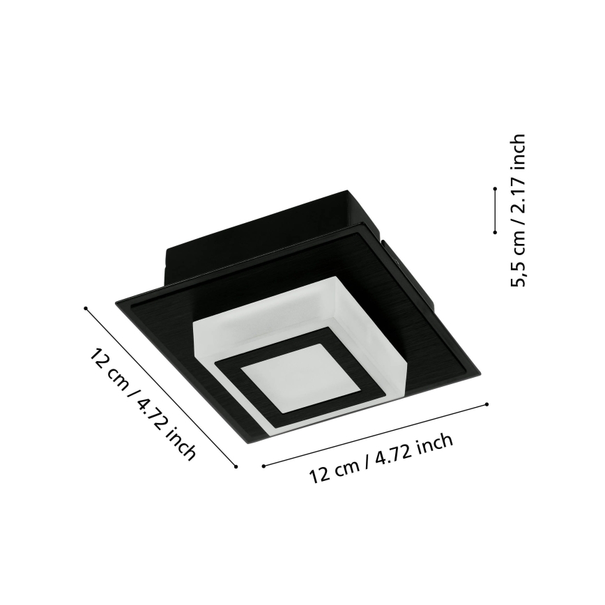 Eglo 99361 - LED lubinis šviestuvas MASIANO LED/3,3W/230V