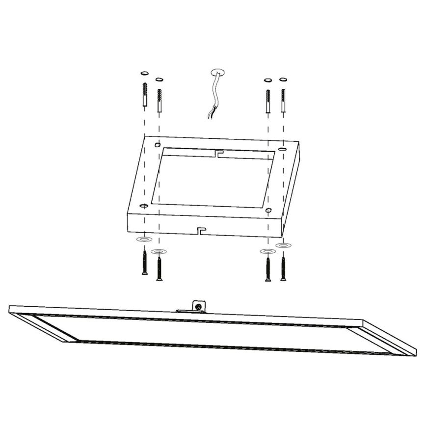 Eglo - LED RGBW Reguliuojamas lubinis šviestuvas SALOBRENA-C LED/20W/230V + nuotolinio valdymo pultas