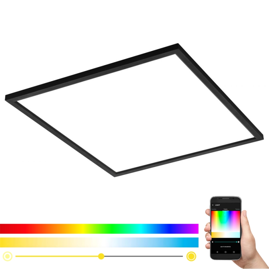 Eglo - LED RGB pritemdomas lubinis šviestuvas SALOBRENA-C LED/30,5W/230V + nuotolinio valdymo pultas