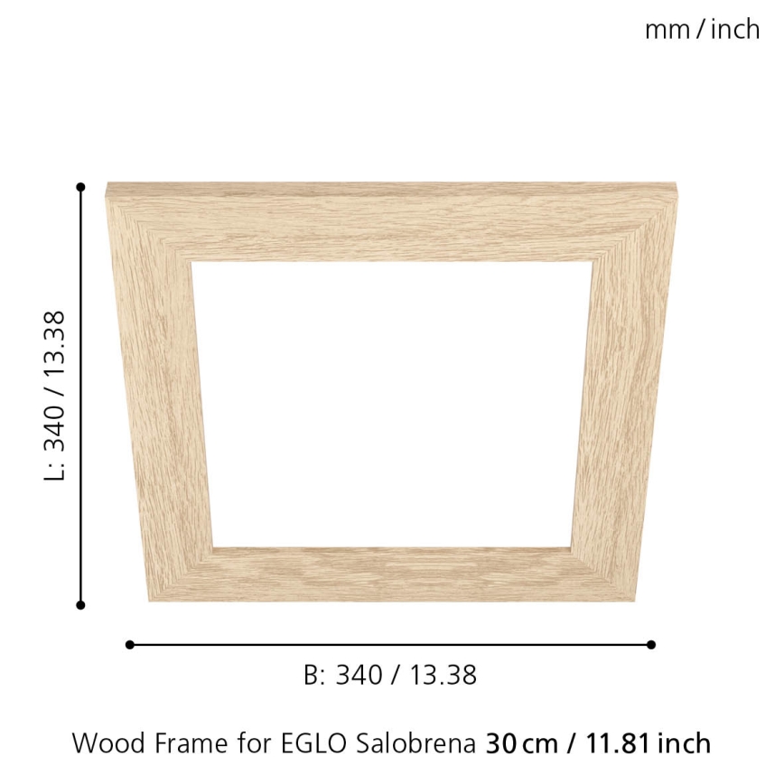 Eglo 99421 - Rėmas lubiniam šviestuvui SALOBRENA 300x300 mm