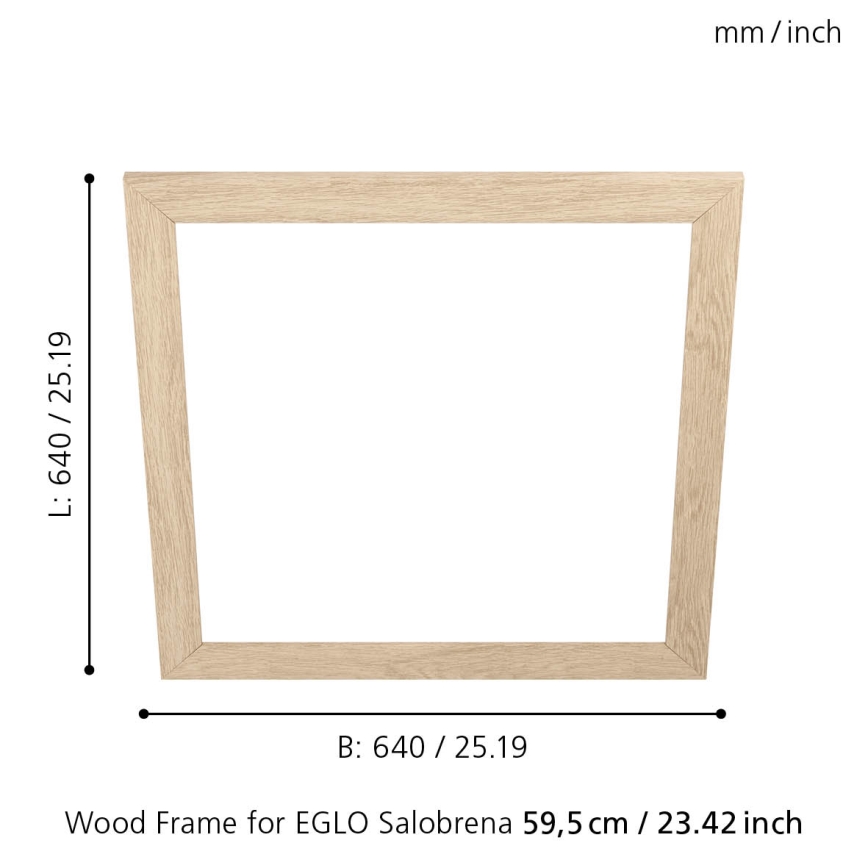 Eglo - Rėmas šviestuvui SALOBRENA 595x595 mm