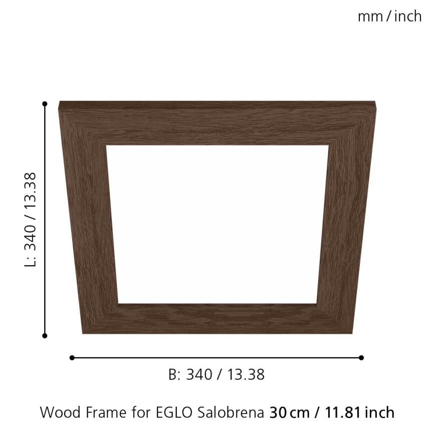 Eglo 99425 - Rėmas lubiniam šviestuvui SALOBRENA 300x300 mm