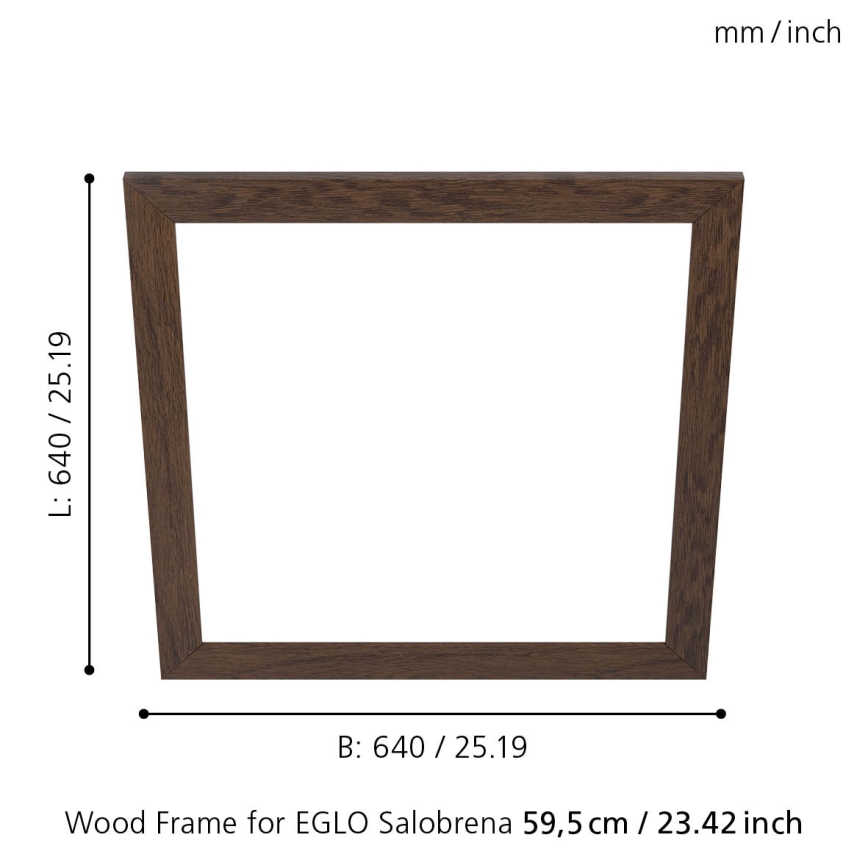 Eglo - Rėmas šviestuvui SALOBRENA 595x595 mm