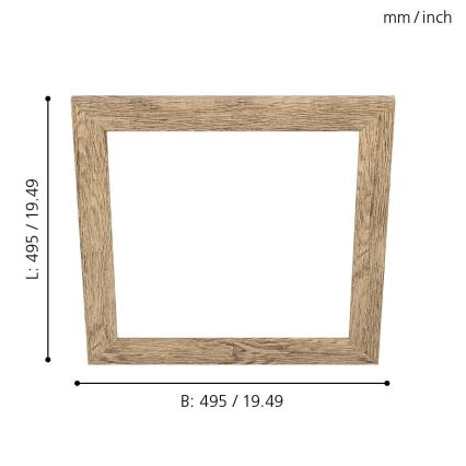 Eglo - Rėmas šviestuvui SALOBRENA 450x450 mm