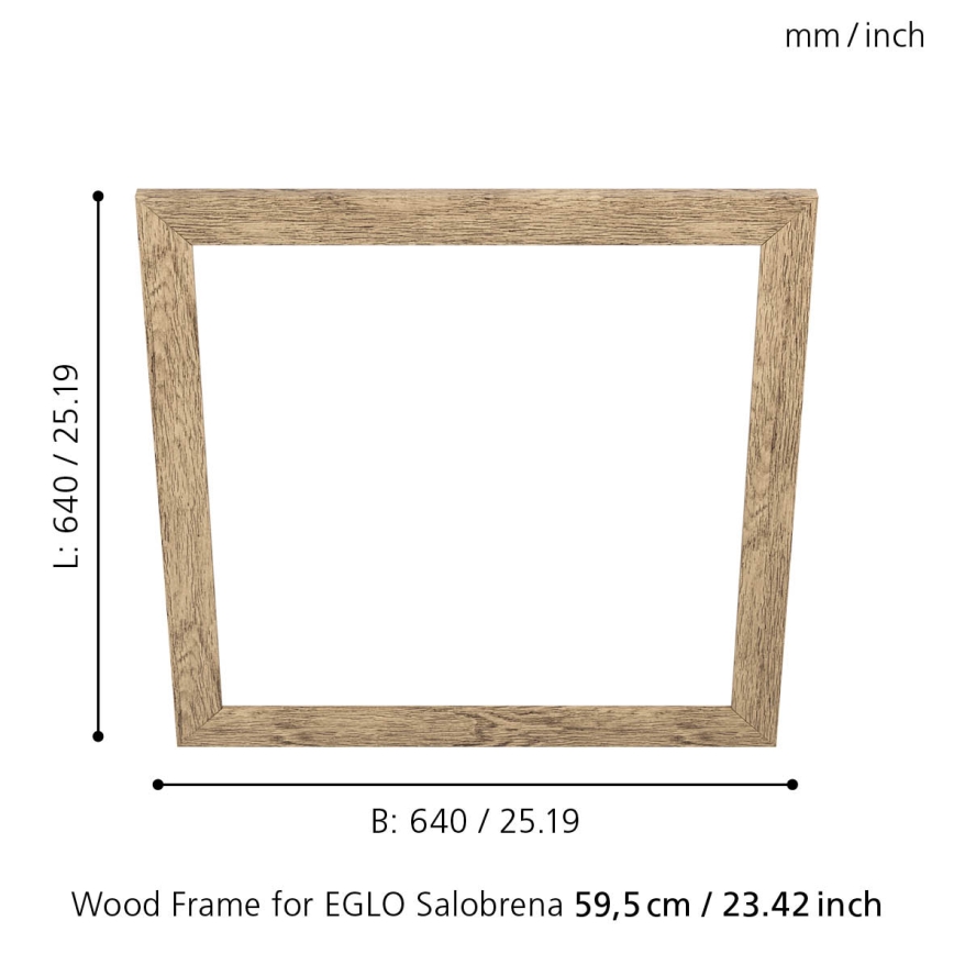 Eglo - Rėmas šviestuvui SALOBRENA 595x595 mm