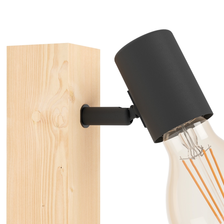 Eglo - Sieninis akcentinis šviestuvas TOWNSHEND 1xE27/10W/230V - FSC sertifikuota