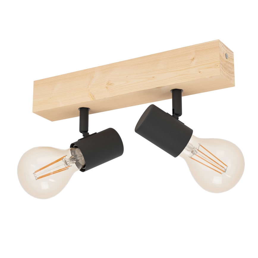 Eglo - Akcentinis apšvietimas TOWNSHEND 2xE27/60W/230V - FSC sertifikuota