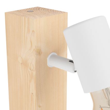 Eglo - Sieninis akcentinis šviestuvas TOWNSHEND 1xE27/10W/230V - FSC sertifikuota
