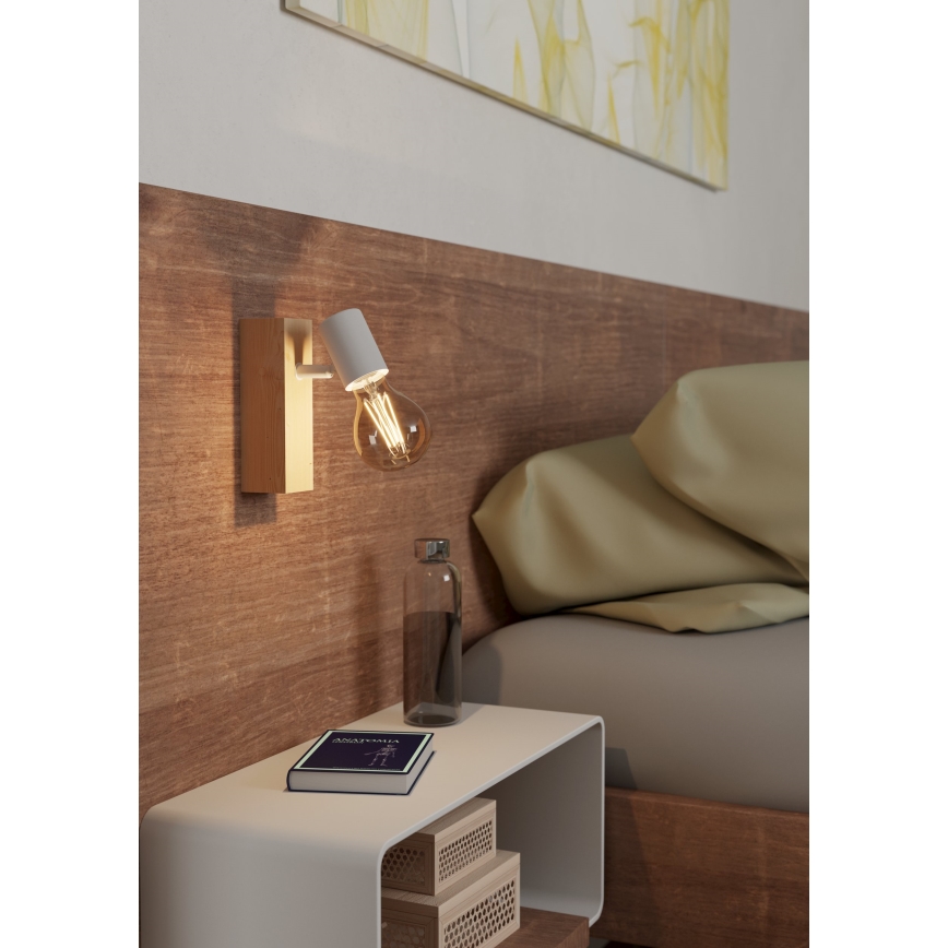 Eglo - Sieninis akcentinis šviestuvas TOWNSHEND 1xE27/10W/230V - FSC sertifikuota