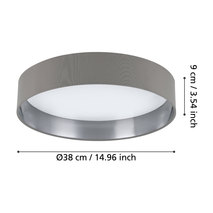 Eglo - LED lubinis šviestuvas LED/24W/230V