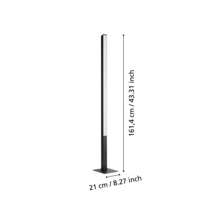 Eglo - LED RGBW Reguliuojamas toršeras LED/35W/230V 2700-6500K ZigBee