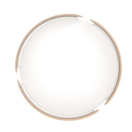 Eglo - LED lubinis šviestuvas LED/20W/230V Ø 37 cm smėlio spalvos
