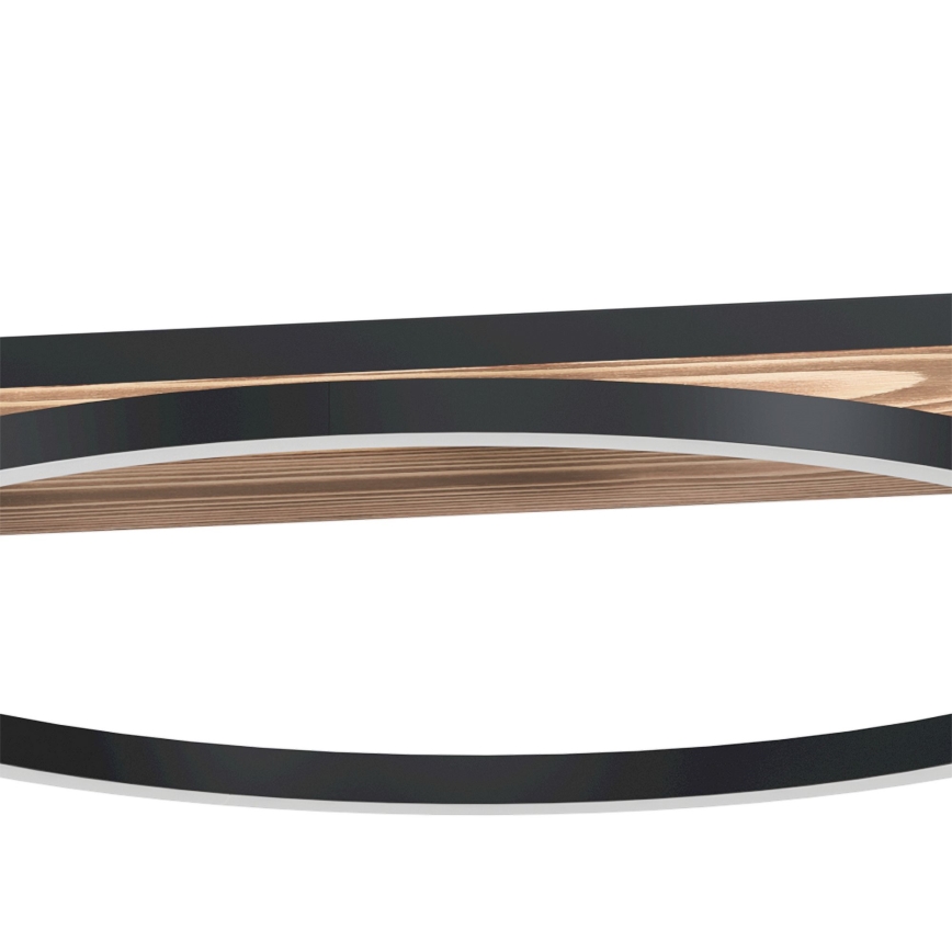 Eglo - LED reguliuojamas pakabinamas šviestuvas ant laido 2xLED/12,5W/230V+LED/15,5W 3000K ruda/juoda