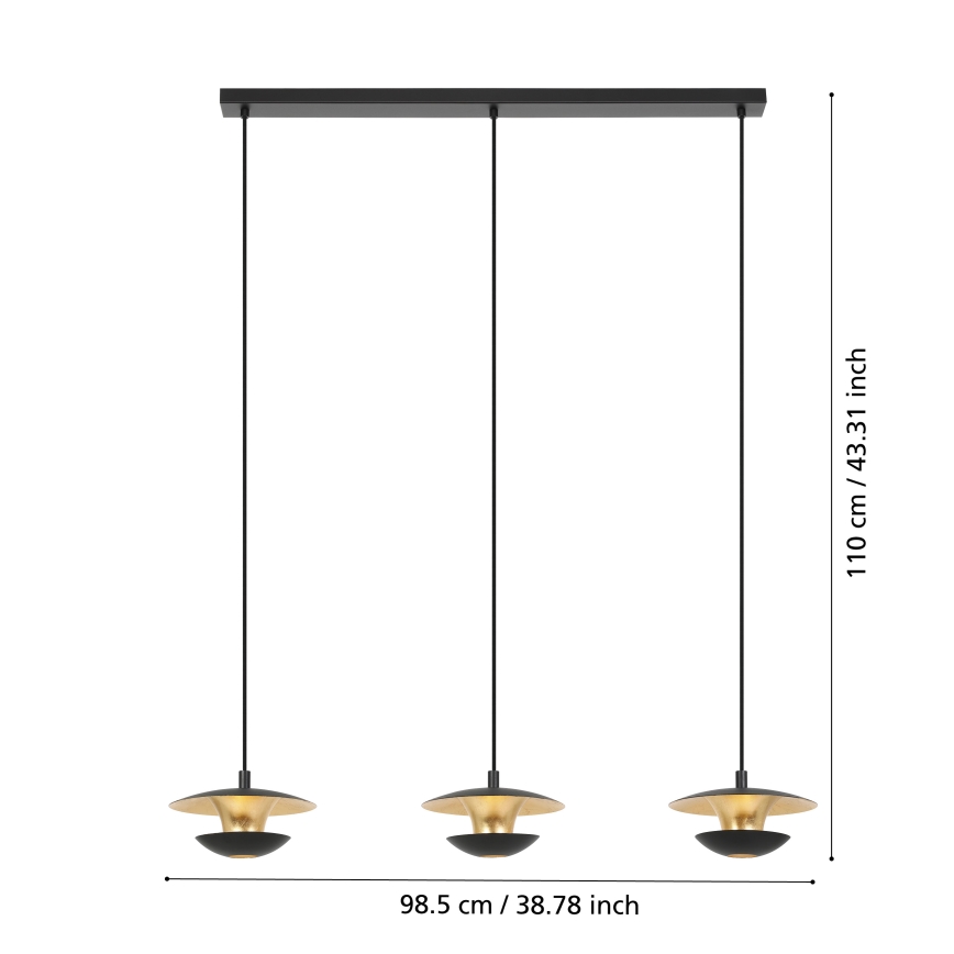 Eglo - LED Pakabinamas sietynas 3xGU10/4,5W/230V