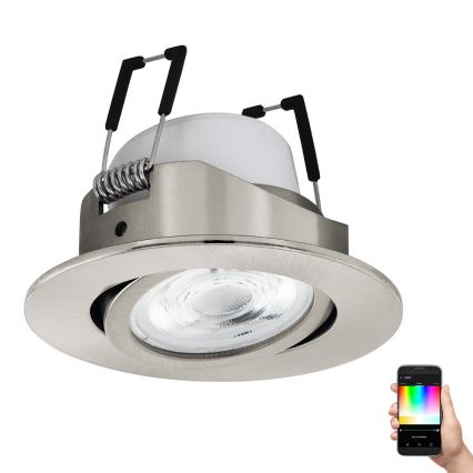 Eglo - LED RGBW Pritemdomas įleidžiamas lubinis šviestuvas LED/5W/230V ZigBee