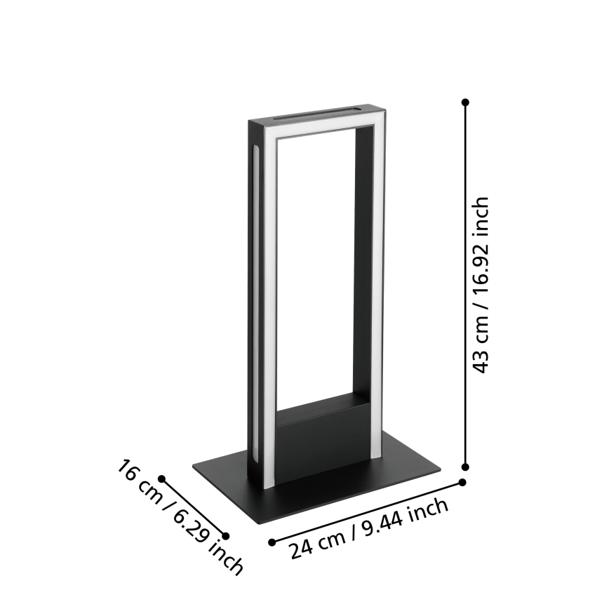 Eglo - LED pritemdomas stalinis šviestuvas LED/16W/230V 2700-6500K