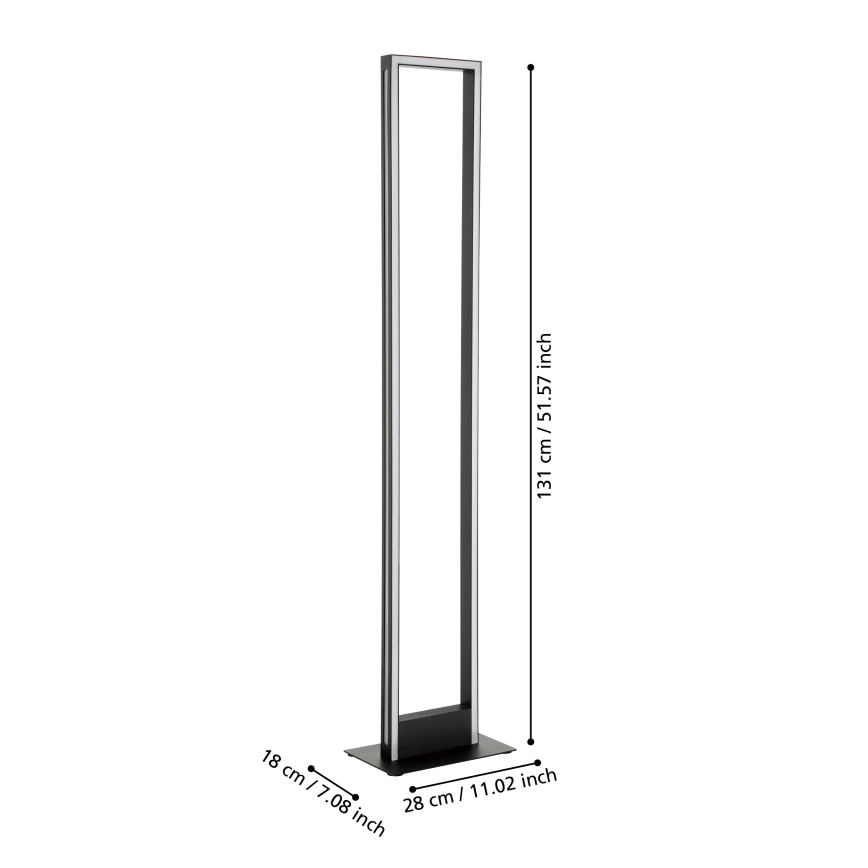 Eglo - LED pritemdomas toršeras LED/33W/230V 2700-6500K