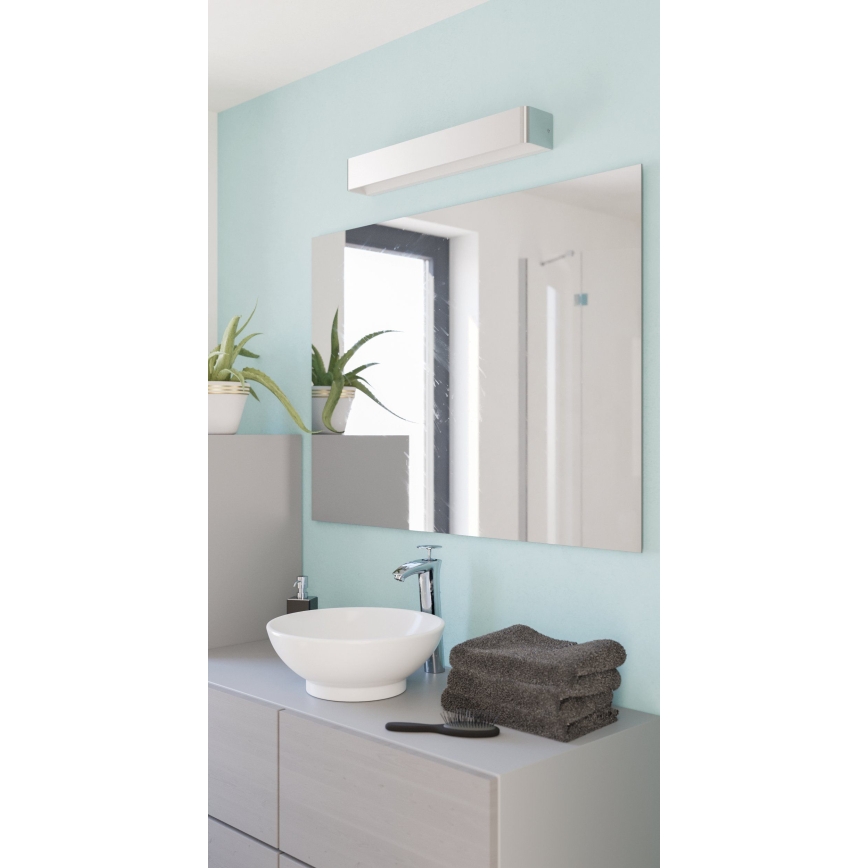 Eglo - LED Sieninis vonios šviestuvas LED/26,5W/230V 3000K IP44 matinis chromas