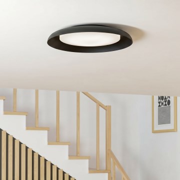 Eglo 99703 - LED lubinis šviestuvas PENJAMO LED/17,1W/230V juoda