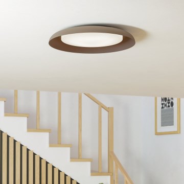 Eglo 99704 - LED lubinis šviestuvas PENJAMO LED/17,1W/230V rudas