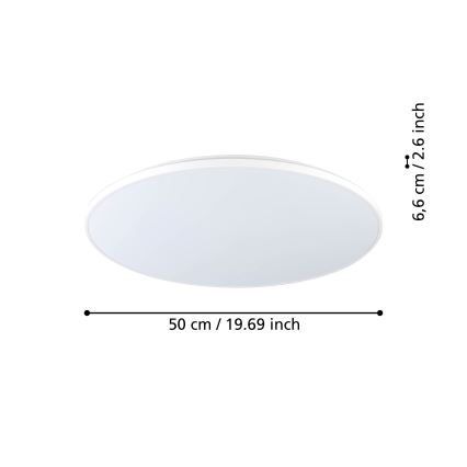 Eglo - LED Lubinis šviestuvas LED/29W/230V d. 50 cm