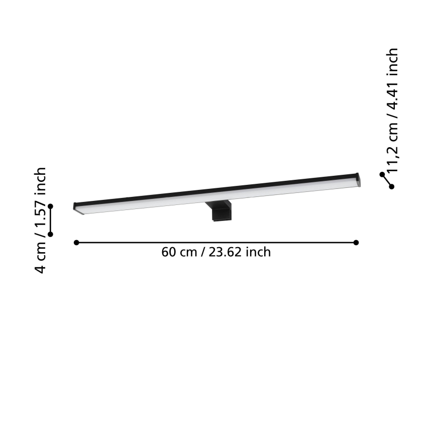 Eglo - LED vonios veidrodžio apšvietimas LED/11W/230V 4000K 60 cm IP44