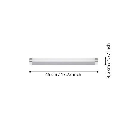 Eglo - LED Vonios veidrodžio šviestuvas LED/7,5W/230V IP44 45 cm