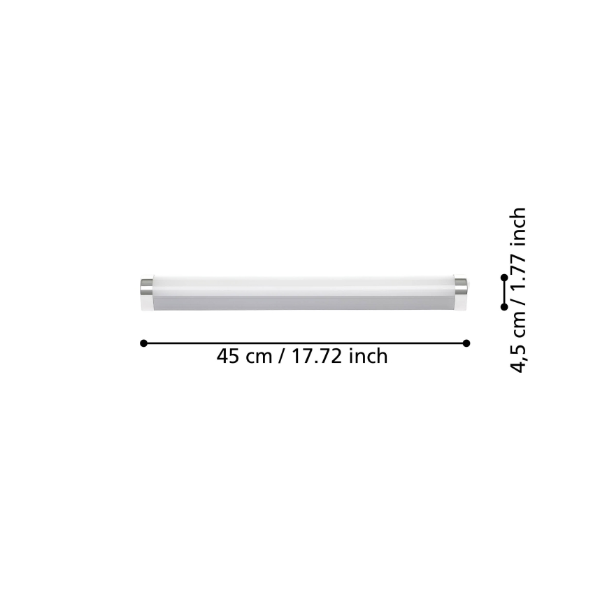 Eglo - LED Vonios veidrodžio šviestuvas LED/7,5W/230V IP44 45 cm