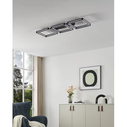 Eglo - LED Lubinis šviestuvas 3xLED/11,2W/230V juodas