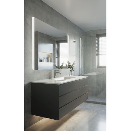 Eglo - LED šildomas vonios sieninis veidrodis su apšvietimu LED/24W/230V IP44