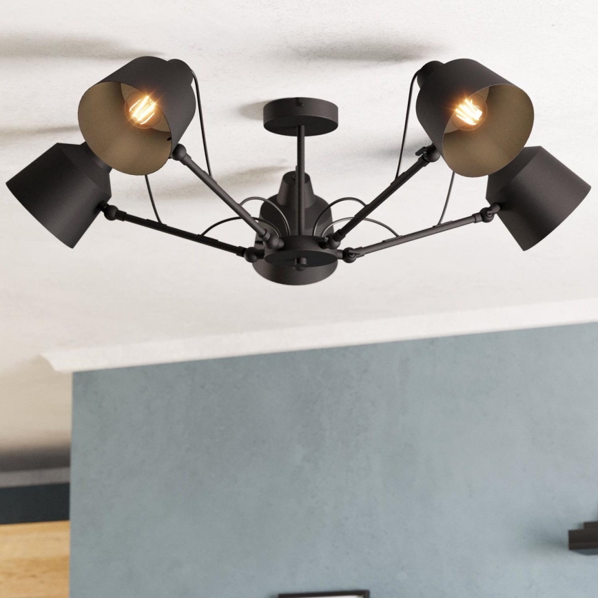 Eglo - Ant pagrindo montuojamas sietynas 5xE27/40W/230V