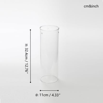 Eglo - Atsarginis stiklas šviestuvui PINTO diametras 11 cm išorinis