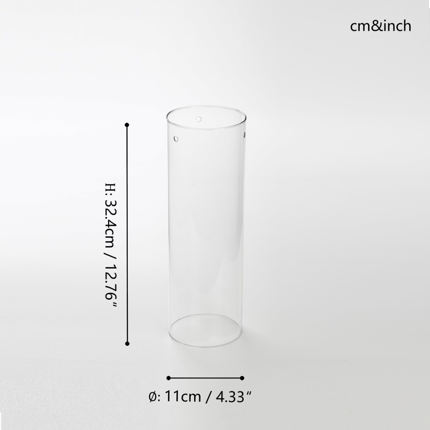 Eglo - Atsarginis stiklas šviestuvui PINTO diametras 11 cm išorinis