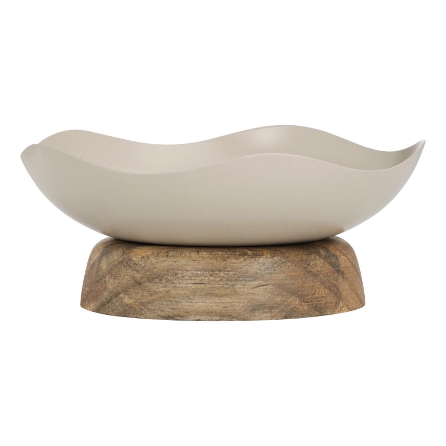 Eglo - Dekoratyvinis padėklas diametras 14,5 cm smėlio spalva