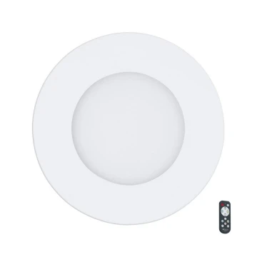 Eglo - Dimeriuojamas įleidžiamas LED šviestuvas LED/5W/230V + su nuotoliniu valdymu, skersmuo 12 cm