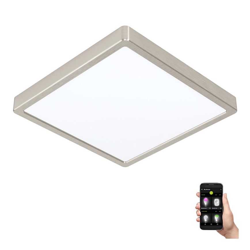 Eglo - Dimeriuojamas LED vonios kambario lubinis šviestuvas LED/19,5W/230V 2700-6500K IP44 ZigBee 28,5x28,5 cm