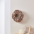 Eglo - Dirbtinis gėlių vainikas diametras 35 cm rausva