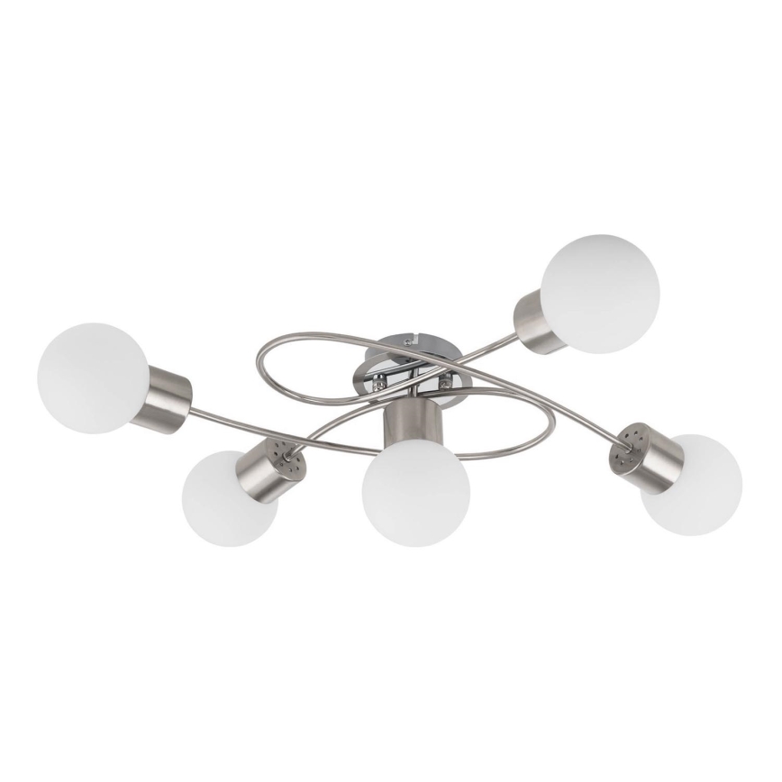 Eglo/Edi Apšvietimas 54686 - LED Ant pagrindo montuojamas sietynas 5xE14/6W/230V matinis chromas